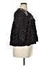 Maeve 100% Rayon Black 3/4 Sleeve Blouse Size XL - photo 4