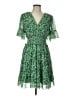 Max Studio 100% Polyester Paisley Green Cocktail Dress Size L - photo 1