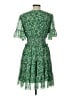 Max Studio 100% Polyester Paisley Green Cocktail Dress Size L - photo 2
