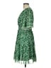 Max Studio 100% Polyester Paisley Green Cocktail Dress Size L - photo 5