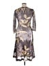 Komarov 100% Polyester Print Gray Cocktail Dress Size XL (4) - photo 2