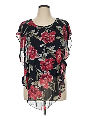 En Focus Studio Short Sleeve Blouse (view 1)