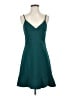 Express Solid Teal Cocktail Dress Size S - photo 1