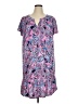 AGB Paisley Purple Casual Dress Size 1X - photo 1