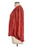 Max Studio 100% Polyester Red 3/4 Sleeve T-Shirt Size L - photo 5