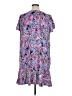 AGB Paisley Purple Casual Dress Size 1X - photo 2