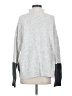 Fred David Color Block Gray Turtleneck Sweater Size S - photo 2