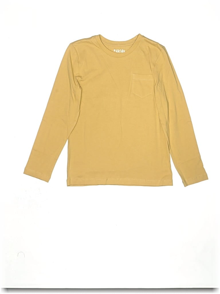 Pre-owned Assorted Brands Kids' Long Sleeve T-shirt In Gold