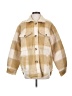 American Eagle Outfitters Plaid Ivory Coat Size XS - photo 1