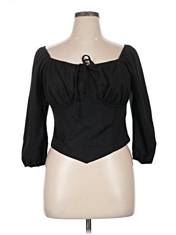 Haute 3/4 Sleeve Blouse (view 1)