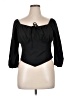Haute Black 3/4 Sleeve Blouse Size 1X - photo 1