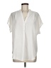 Allison Joy Ivory Short Sleeve Henley Size M - photo 1