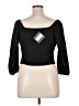 Haute Black 3/4 Sleeve Blouse Size 1X - photo 2
