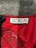 Scala 100% Polyester Red Cocktail Dress Size 10 - photo 7
