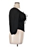 Haute Black 3/4 Sleeve Blouse Size 1X - photo 4