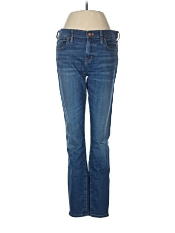 Madewell 8" Skinny Jeans in Ames Wash (view 1)