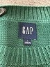 Gap 100% Cotton Green Pullover Sweater Size L - photo 7