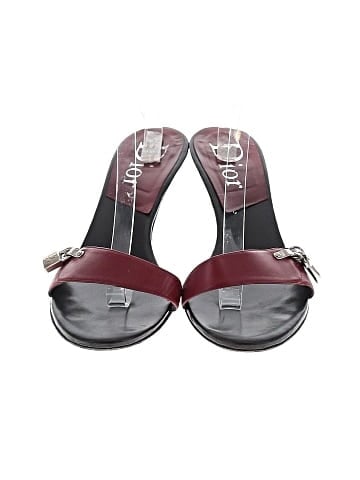 Dior Vintage Leather Lock n Key Sandals (view 2)