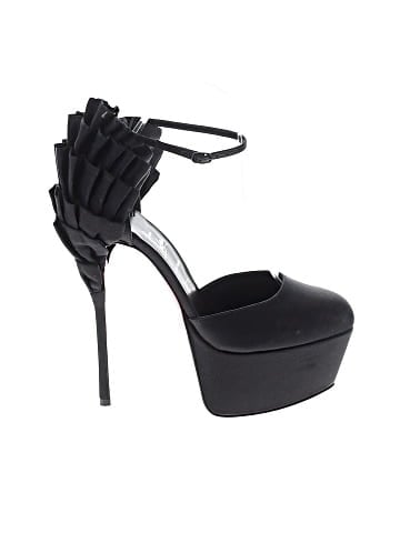 Christian Louboutin Satin Maria Frou Alta Platform Pumps 160 (view 1)