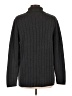 Nordstrom 100% Cotton Solid Gray Turtleneck Sweater Size L - photo 2