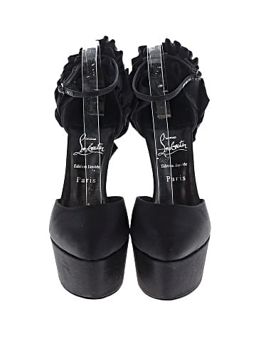 Christian Louboutin Satin Maria Frou Alta Platform Pumps 160 (view 2)
