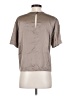 Adriano Goldschmied Metallic Silver Short Sleeve Blouse Size XS - photo 2