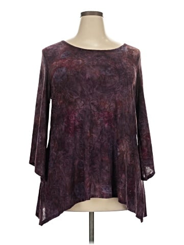 Brittany Black 3/4 Sleeve Top (view 1)