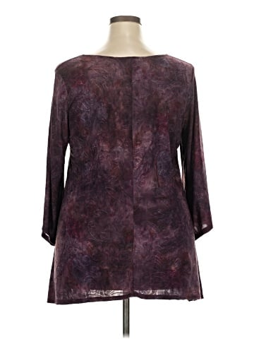 Brittany Black 3/4 Sleeve Top (view 2)