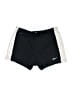 Nike 100% Polyester Color Block Silver Athletic Shorts Size M - photo 1