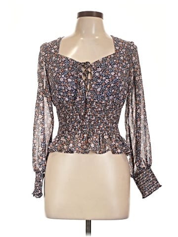 Love Tree Long Sleeve Blouse (view 1)