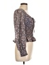 Love Tree 100% Polyester Brown Long Sleeve Blouse Size L - photo 4