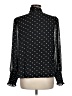 Sugarlips 100% Polyester Polka Dots Black Long Sleeve Blouse Size M - photo 2