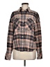 Rag & Bone Plaid Brown Long Sleeve Button-Down Shirt Size M - photo 1