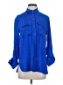 Vince Camuto 100% Polyester Blue 3/4 Sleeve Blouse Size XS - photo 1