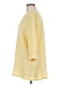 Soft Surroundings Yellow 3/4 Sleeve Button-Down Shirt Size M - photo 5