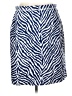 J. McLaughlin Animal Print Blue Casual Skirt Size L - photo 1