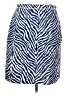 J. McLaughlin Animal Print Blue Casual Skirt Size L - photo 2