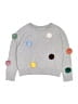 Gymboree Polka Dots Gray Sweatshirt Size 7 - 8 - photo 1