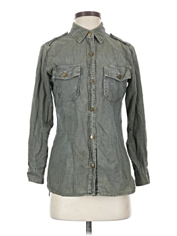 Current/Elliott Long Sleeve Button-Down Shirt (view 1)