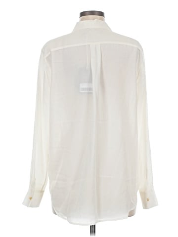 Everlane Long Sleeve Silk Top (view 2)