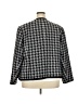 Jones Studio 100% Polyester Houndstooth Gray Blazer Size 22w - photo 2