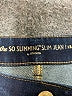So Slimming by Chico's Chevron-herringbone Blue Jeans Size Med (1) - photo 7