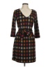 Gilli Plaid Brown Casual Dress Size M - photo 1