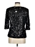 Assorted Brands Black 3/4 Sleeve Top Size M - photo 2