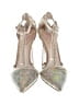 Rene Caovilla Silver Heels Size EU 38 1/2 - photo 2