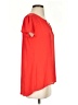 Milano Red Short Sleeve Blouse Size S - photo 4
