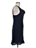 Lavender Brown 100% Silk Blue Cocktail Dress Size M - photo 4