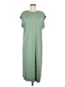 Double Zero Solid Green Casual Dress Size M - photo 1