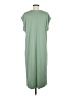 Double Zero Solid Green Casual Dress Size M - photo 2
