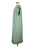 Double Zero Solid Green Casual Dress Size M - photo 5